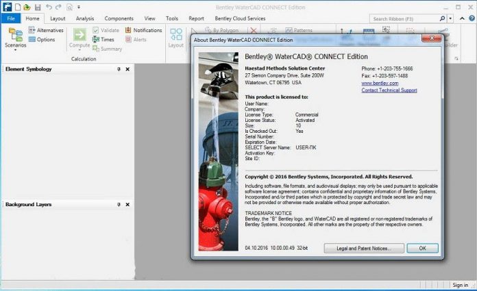 نرم افزار Bentley WaterCAD CONNECT Edition 10.00.00.49