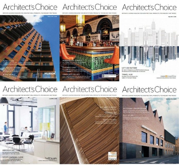 مجموعه کامل نشریه Architect’s Choice در سال 2016