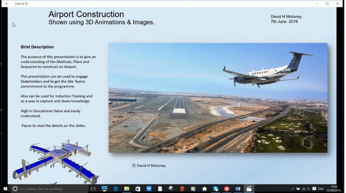 دانلود گزارش تصویری از مراحل ساخت و برنامه ریزی فرودگاه
