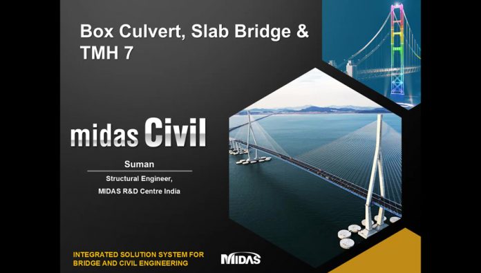 دانلود ویدیوی آموزش مدلسازی پلهای جعبه ای (باکس) و دال بتنی در نرم افزار Midas Civil