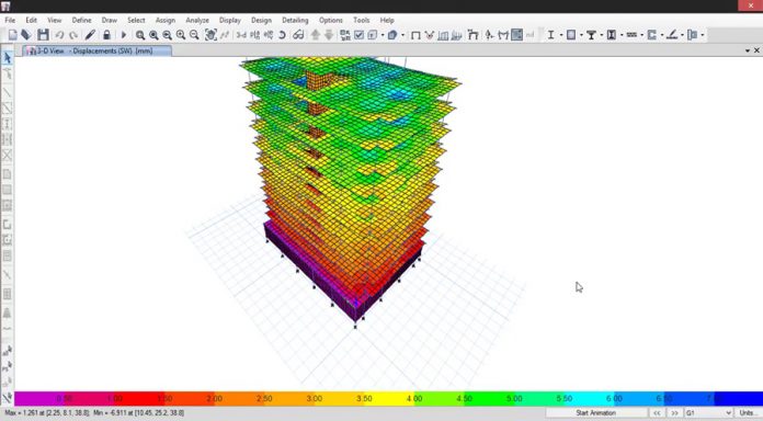 دانلود ویدیوی آموزشی مدلسازی - بارگذاری - آنالیز و طراحی ساختمان در نرم افزار ETABS