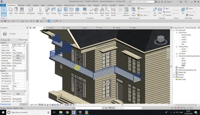 دانلود ویدیوی آموزش مدلسازی ساختمان با معماری سنتی در نرم افزار Revit