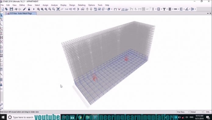 دانلود ویدیوی آموزش طراحی ساختمان بلند مرتبه در نرم افزار Etabs با آیین نامه ACI و UBC 97