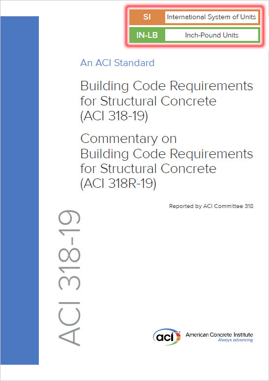 دانلود آیین نامه طراحی سازه های بتنی ACI 318-19